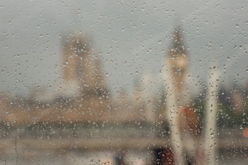 Rainy day in London