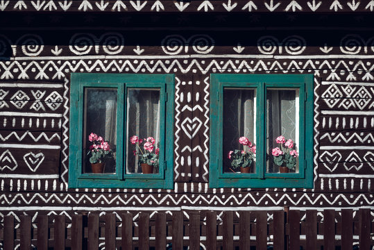 Slovak folk art in Cicmany, Slovakia