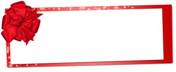 Schleife für Weihnachten