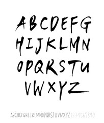 벡터 문자 / 손으로 쓴 글씨체