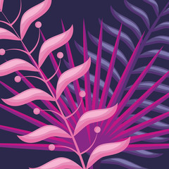 tropical flowers design
