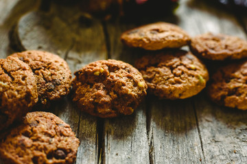 Chocolate chip cookies and other sweets for kids on vacation.