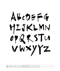 벡터 문자 / 손으로 쓴 글씨체