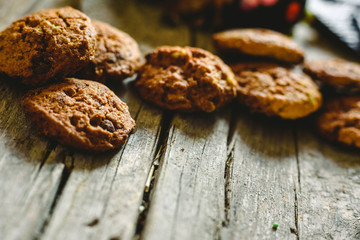 Cookies and chocolate biscuits for parties and vacations.