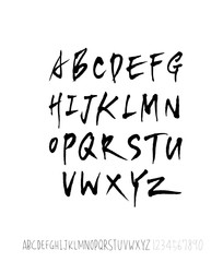 벡터 문자 / 손으로 쓴 글씨체