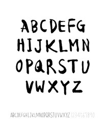 벡터 문자 / 손으로 쓴 글씨체