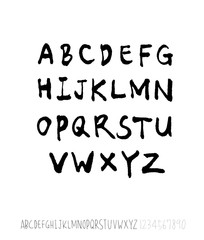 벡터 문자 / 손으로 쓴 글씨체