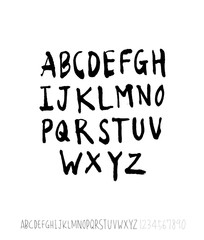 벡터 문자 / 손으로 쓴 글씨체