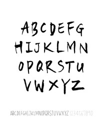 벡터 문자 / 손으로 쓴 글씨체