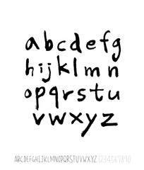벡터 문자 / 손으로 쓴 글씨체