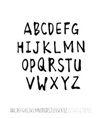 벡터 문자 / 손으로 쓴 글씨체