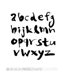 벡터 문자 / 손으로 쓴 글씨체