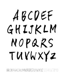 벡터 문자 / 손으로 쓴 글씨체