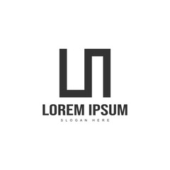 Initial letter logo template. Minimalist letter logo template