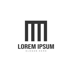 Initial letter logo template. Minimalist letter logo template