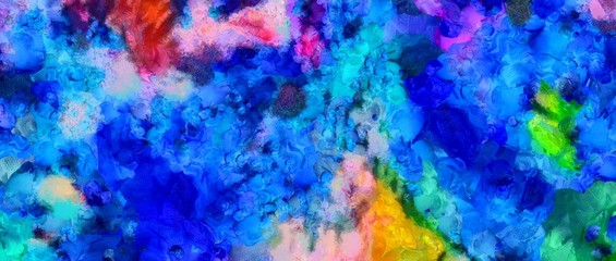 Grunge texture. Brush strokes. Close up oil paint on canvas. Dry brush. Simple textured pattern. Aged effect backdrop. Vintage retro style background. Hand drawn. Color palette.