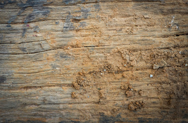 Fototapeta premium wooden texture background / old yellow vintage wall wood on abstract background / Wooden floor stain dirty