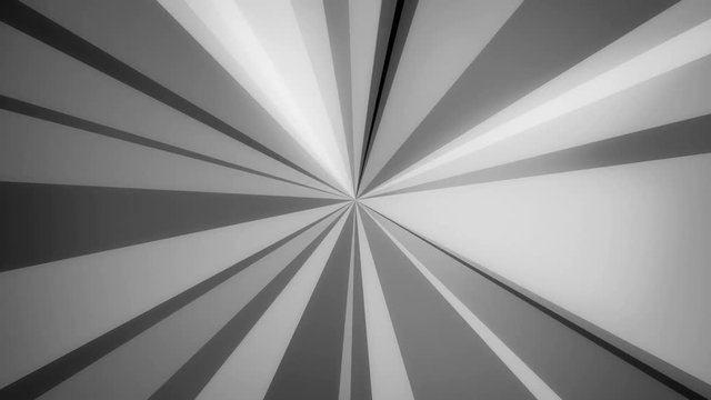 Arba Gray - 60fps 4k Symmetrical Texture Video Background Loop // This 4k motion background is constructed out of numerous wedge shaped graphical elements all evolving around a central point, lighted 