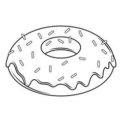 Donut dessert cartoons