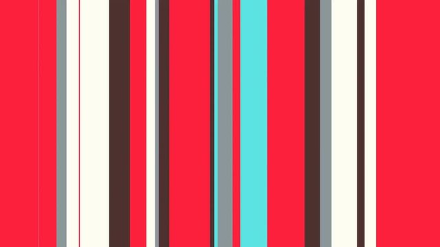 Multicolor Stripes 42 - 60fps 4k Young Fashion Looping Bars Video Background Loop // Animated colorful bars! A multistripe feast for your eyes. Number 42 in the series.