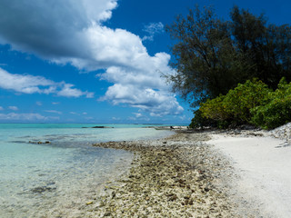 Empty Beach in Moorea, French Polynesia