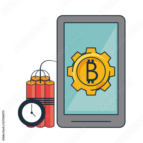 Bitcoin Mining And Investment Stock Image And Royalty Free Vector - 