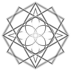 Geometry minimalistic artwork poster with simple shape and figure