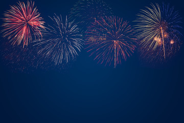 Fototapeta na wymiar colorful fireworks