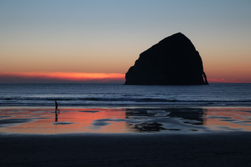 Haystack Rock, Pacific City and Cape Kiwanda, Oregon