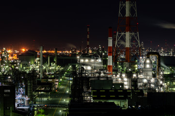 工場夜景