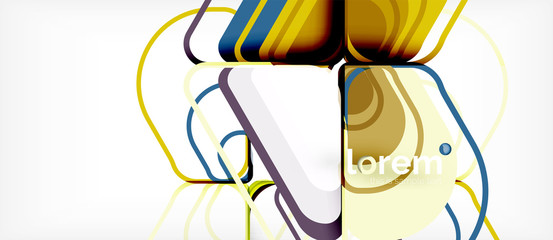 Geometric abstract background