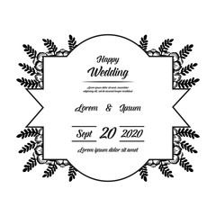 flower floral background for wedding vector illustration