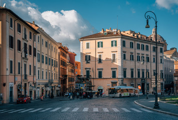 Piazza d'Aracoeli, in Rome, Italy