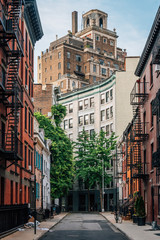 Fototapeta na wymiar Gay Street, in Greenwich Village, Manhattan, New York City