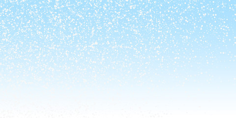 Random white dots Christmas background. Subtle fly