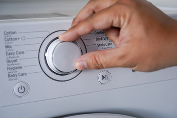  washing machine Choosing Program On Washing Machine