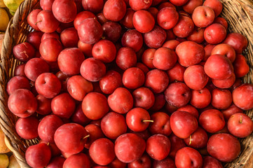 many red plums