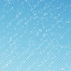 Beautiful snowfall Christmas background. Subtle fl