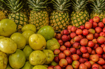 variety of fruits