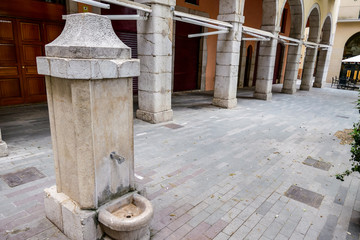 Photo Picture Image of european spanish village building landscape