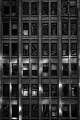 Shadows and light on a building in Midtown Manhattan, New York City