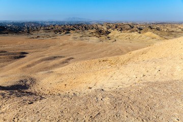 Moon Landscape, an area of the Namib Desert on the Namibian Skeleton coast that looks like the moon.
