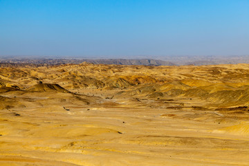 Moon Landscape, an area of the Namib Desert on the Namibian Skeleton coast that looks like the moon.