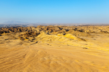 Moon Landscape, an area of the Namib Desert on the Namibian Skeleton coast that looks like the moon.