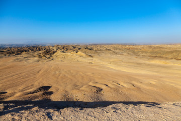 Moon Landscape, an area of the Namib Desert on the Namibian Skeleton coast that looks like the moon.