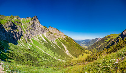 Viewpoint in Hinterstein - Allgaeu - Bavaria - Germany