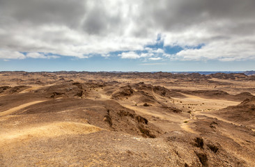 Moon Landscape, an area of the Namib Desert on the Namibian Skeleton coast that looks like the moon.
