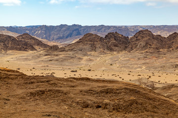 Moon Landscape, an area of the Namib Desert on the Namibian Skeleton coast that looks like the moon.