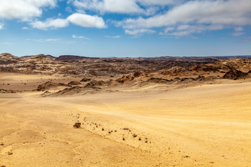 Moon Landscape, an area of the Namib Desert on the Namibian Skeleton coast that looks like the moon.