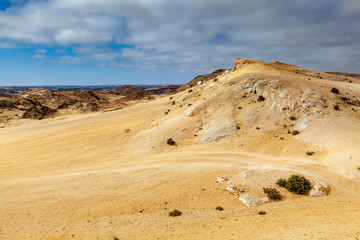 Moon Landscape, an area of the Namib Desert on the Namibian Skeleton coast that looks like the moon.